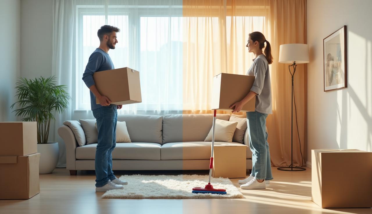 Flytt och städ i ett paket - Spara tid och pengar